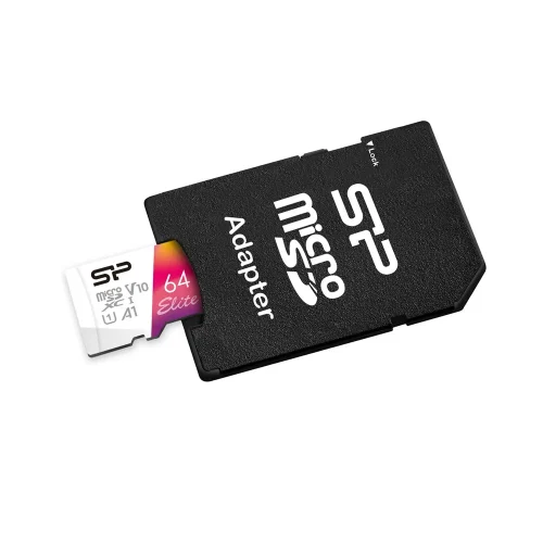 MicroSD SILICON POWER ELITE, 64 GB
