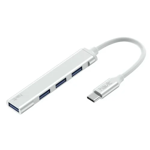 SB hub HAVIT HV-HB41, 4 USB-A, tip-c