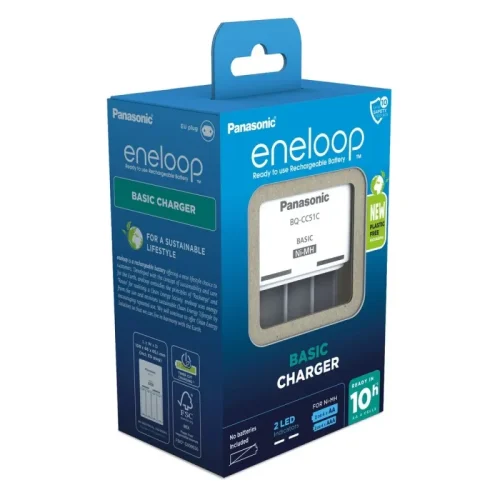 Punjač za baterije PANASONIC ENELOOP, BASIC 10h
