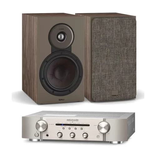 stereo set DALI SONIK 3 + PM6007 , walnut-silver