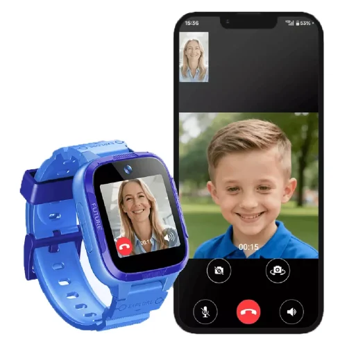 Dječji sat 360 BOTSLAB KIDS E3 PRO, plavi