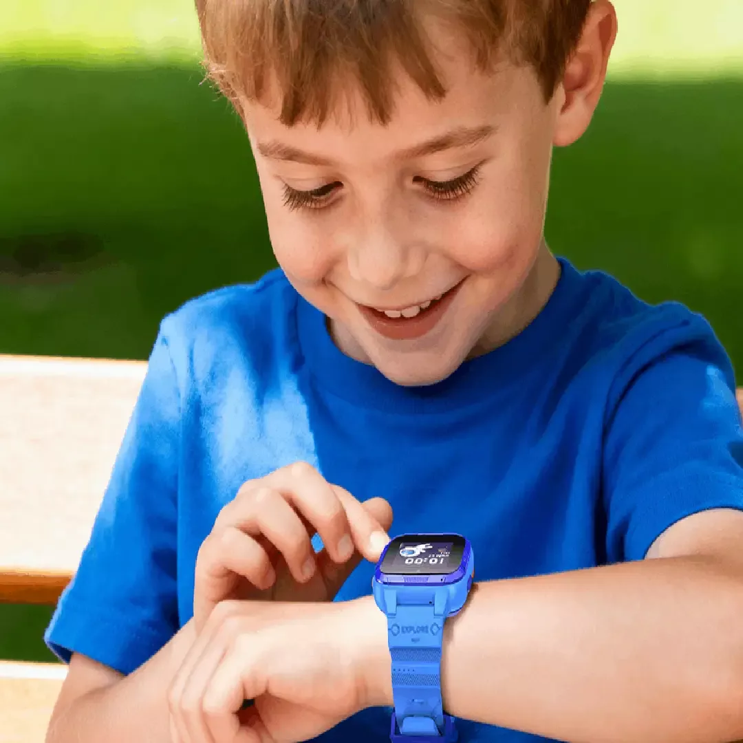 Dječji sat 360 BOTSLAB KIDS E3 PRO, plavi