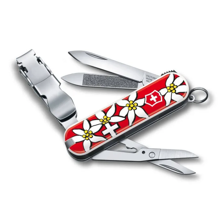 Švicarski džepni nož VICTORINOX NAIL CLIP 580, Edelweiss