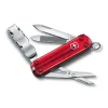 VICTORINOX NAIL CLIP 580, transparentno crveni