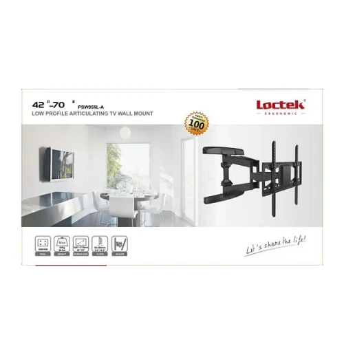 Zidni nosač za tv LOCTEK PSW-955L-A 42-70, zglobni