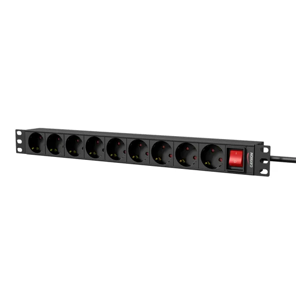 Strujna letva CAYMON PSR109FS, 9 utičnica