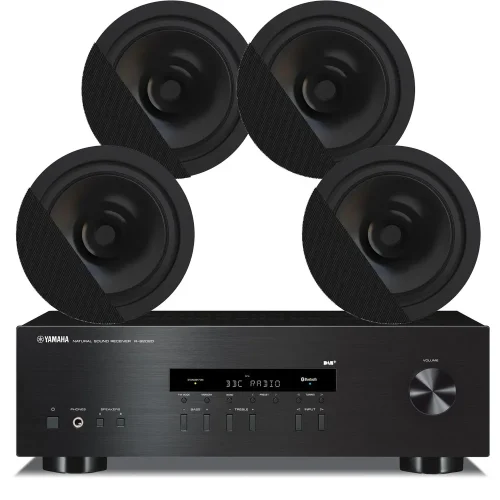 Set za ugostiteljstvo YAMAHA R-S202D + 4x AUDAC CENA 812, black
