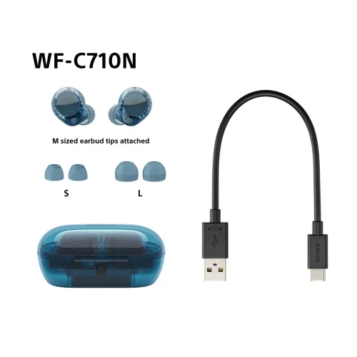 TWS slušalice SONY WF-C710N, plave